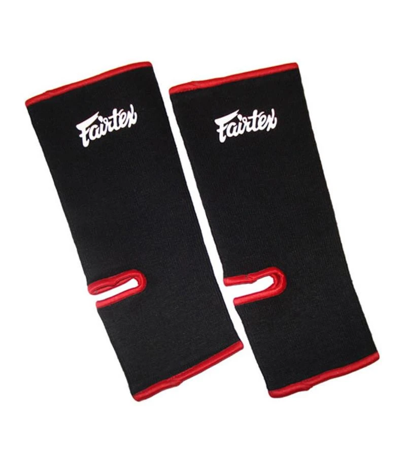 FAIRTEX ANKLE GUARDS MUAY THAI ANKLE SUPPORT - BLACK/RED 5 FAIRTEX ANKLE GUARDS MUAY THAI ANKLE SUPPORT - BLACK/RED - Image 3