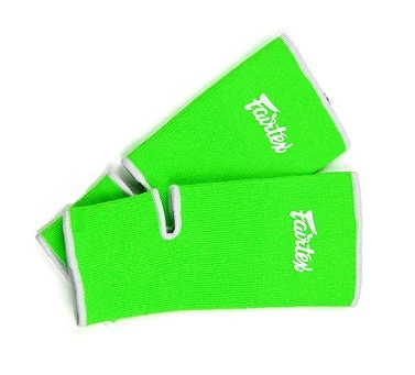 FAIRTEX ANKLE GUARDS MUAY THAI ANKLE SUPPORT - GREEN/WHITE 4 FAIRTEX ANKLE GUARDS MUAY THAI ANKLE SUPPORT - GREEN/WHITE - Image 2