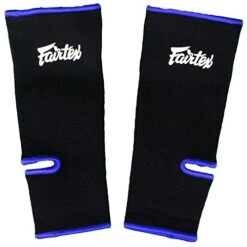FAIRTEX ANKLE GUARDS MUAY THAI ANKLE SUPPORT - BLACK/BLUE 7 FAIRTEX ANKLE GUARDS MUAY THAI ANKLE SUPPORT - BLACK/BLUE -BOXING GLOVES Shop AS1 Blue