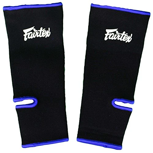 FAIRTEX ANKLE GUARDS MUAY THAI ANKLE SUPPORT - BLACK/BLUE 5 FAIRTEX ANKLE GUARDS MUAY THAI ANKLE SUPPORT - BLACK/BLUE - Image 3