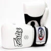 MUAY THAI BOXING GLOVES FAIRTEX BREATHABLE - BGV1 BR WHITE 2 MUAY THAI BOXING GLOVES FAIRTEX BREATHABLE - BGV1 BR WHITE -BOXING GLOVES Shop BGV1 white breathable