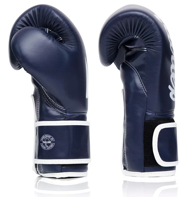 MUAY THAI MICROFIBER BOXING GLOVES FAIRTEX BGV14 - BLUE 5 MUAY THAI MICROFIBER BOXING GLOVES FAIRTEX BGV14 - BLUE - Image 3