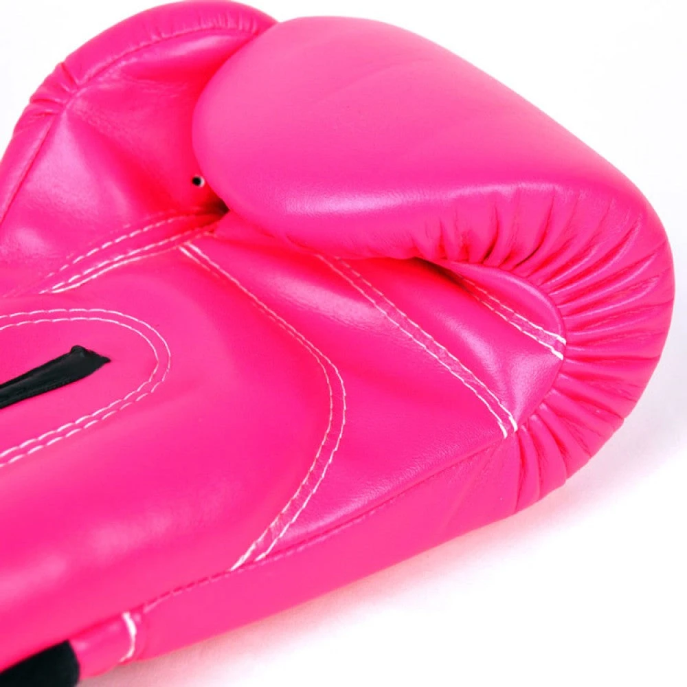 MUAY THAI MICROFIBER BOXING GLOVES FAIRTEX BGV14 - PINK BLACK 7 MUAY THAI MICROFIBER BOXING GLOVES FAIRTEX BGV14 - PINK BLACK - Image 5