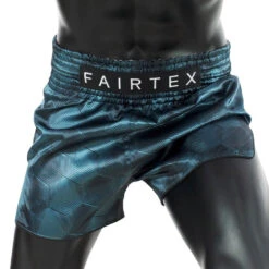 MUAY THAI SHORTS BY FAIRTEX BS1902 STEALTH NAVY BLUE