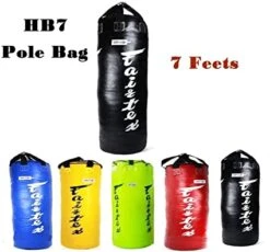 BOXING PUNCHING BAG FAIRTEX HB7 POLE BAG - BLACK -BOXING GLOVES Shop BoxingheavybagbyfairtexHB73