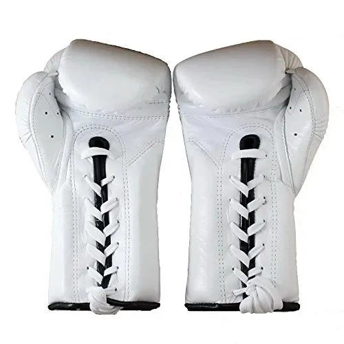FAIRTEX BOXING GLOVES MEXICAN STYLE LACE UP BGL7 - WHITE 4 FAIRTEX BOXING GLOVES MEXICAN STYLE LACE UP BGL7 - WHITE - Image 2
