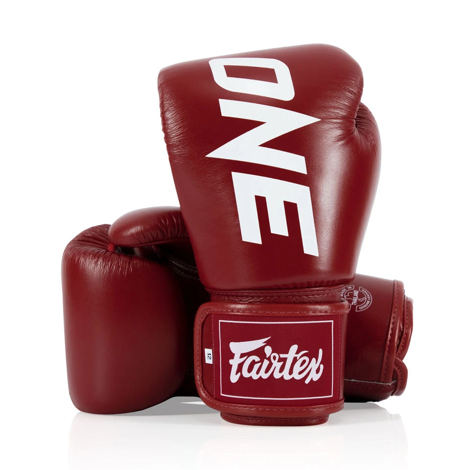 FAIRTEX BOXING GLOVES ONE CHAMPIONSHIP BGV1 - RED 3 FAIRTEX BOXING GLOVES ONE CHAMPIONSHIP BGV1 - RED