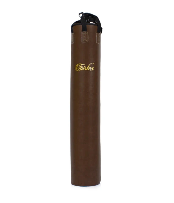 FAIRTEX PUNCHING BAG HB6 6FT MUAY THAI BANANA BAG (UNFILLED) - BROWN 3 FAIRTEX PUNCHING BAG HB6 6FT MUAY THAI BANANA BAG (UNFILLED) - BROWN