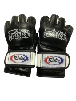 MUAY THAI MMA GLOVES FAIRTEX ULTIMATE COMBAT OPEN THUMB FGV12 - BLACK / WHITE 9 MUAY THAI MMA GLOVES FAIRTEX ULTIMATE COMBAT OPEN THUMB FGV12 - BLACK / WHITE -BOXING GLOVES Shop FAIRTEXMMAGLOVESFGV12BLACKWHITE3