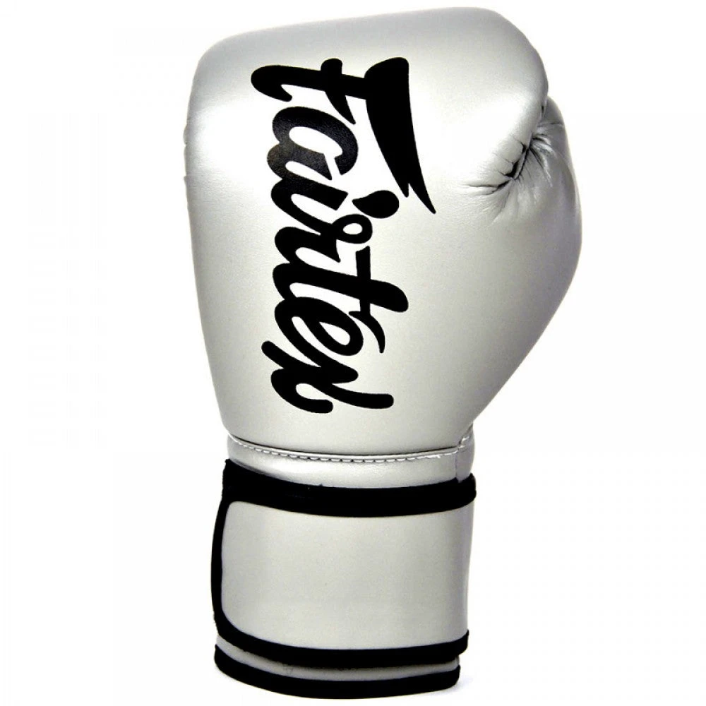 MUAY THAI MICROFIBER BOXING GLOVES FAIRTEX BGV14 - GRAY 4 MUAY THAI MICROFIBER BOXING GLOVES FAIRTEX BGV14 - GRAY - Image 2