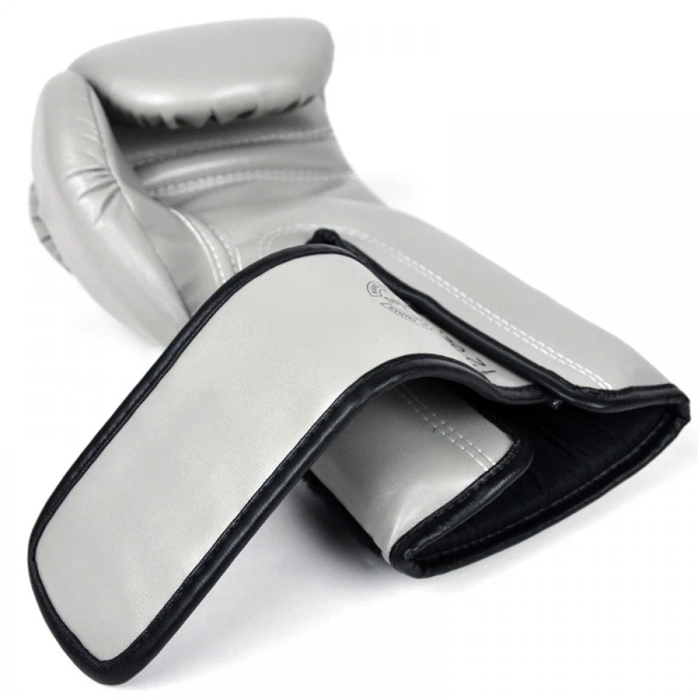 MUAY THAI MICROFIBER BOXING GLOVES FAIRTEX BGV14 - GRAY 5 MUAY THAI MICROFIBER BOXING GLOVES FAIRTEX BGV14 - GRAY - Image 3