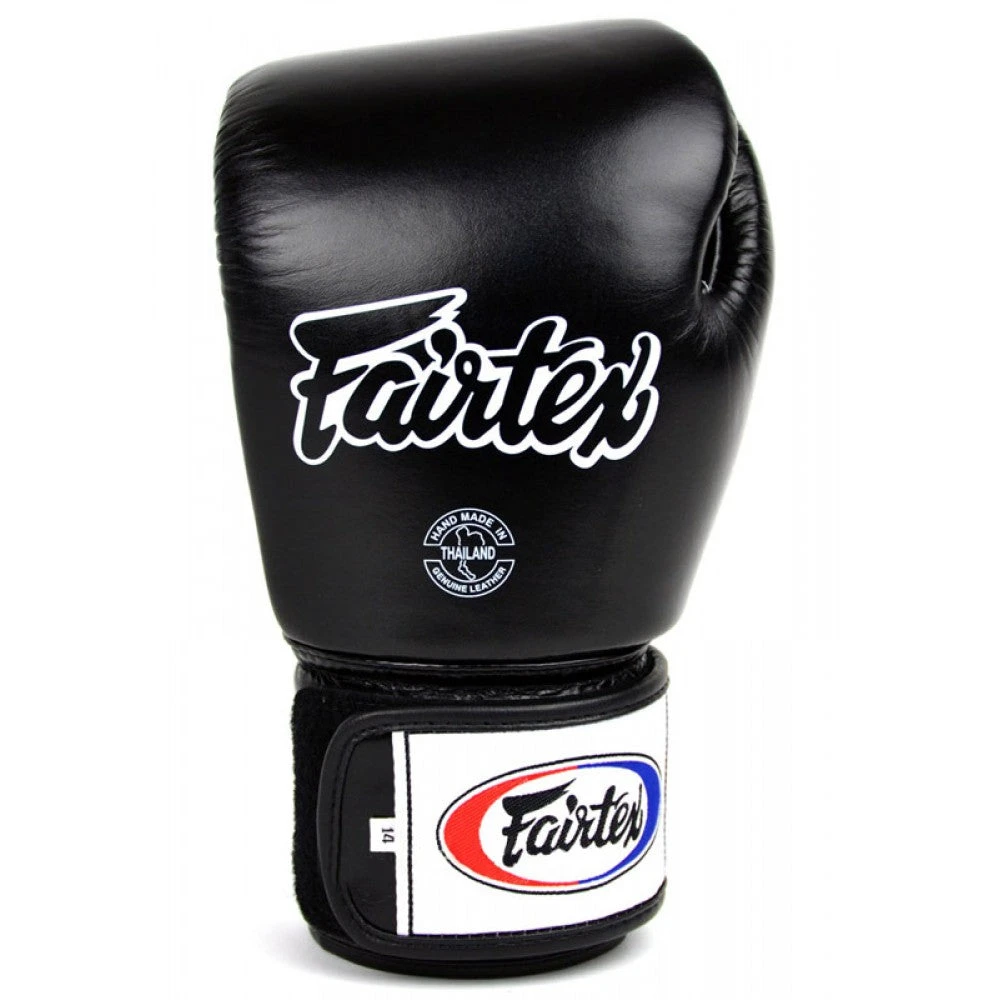 MUAY THAI BOXING GLOVES FAIRTEX - BGV1 BLACK 4 MUAY THAI BOXING GLOVES FAIRTEX - BGV1 BLACK - Image 2