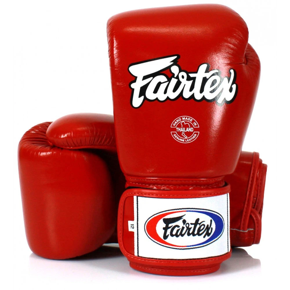 MUAY THAI BOXING GLOVES FAIRTEX - BGV1 RED 3 MUAY THAI BOXING GLOVES FAIRTEX - BGV1 RED