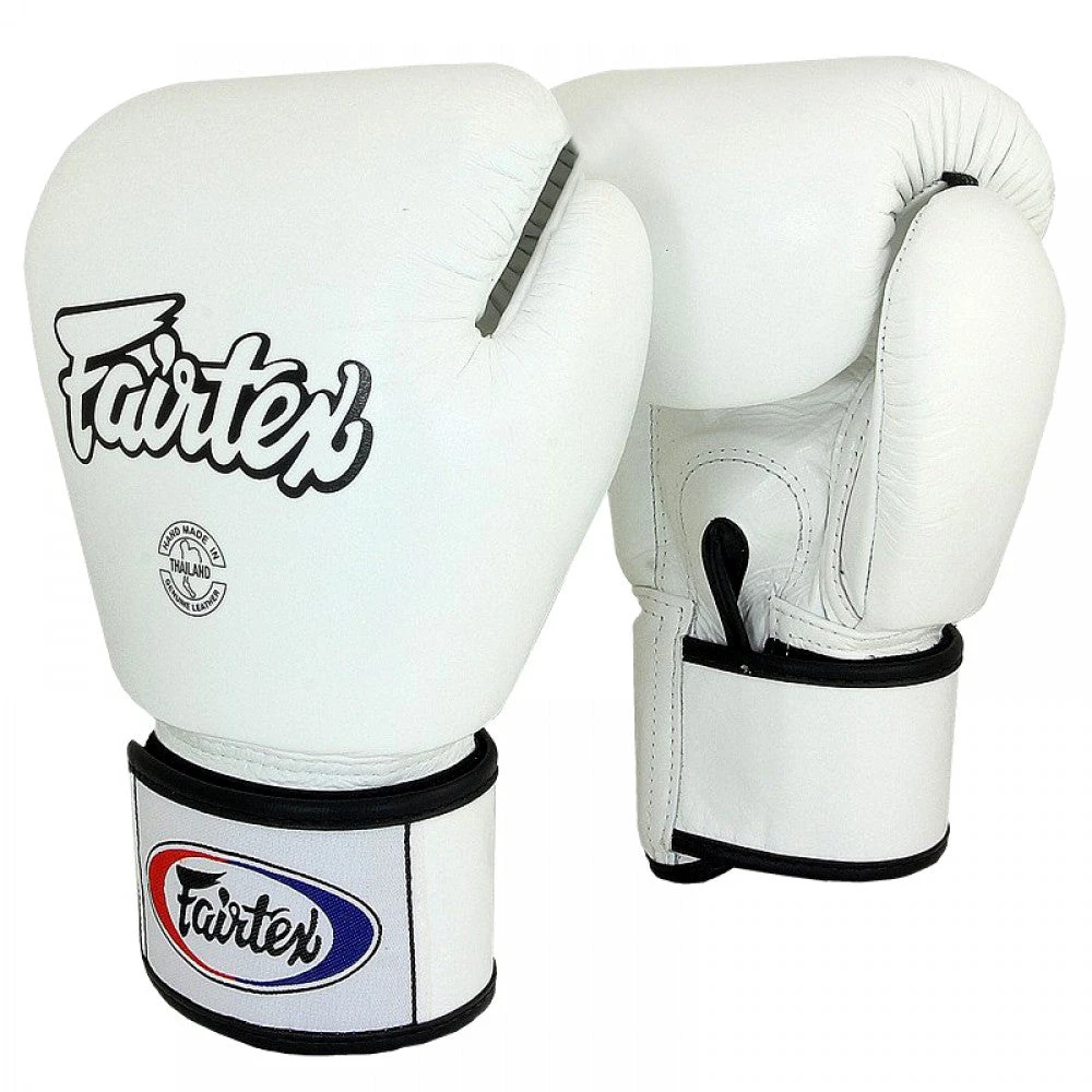 MUAY THAI BOXING GLOVES FAIRTEX - BGV1 WHITE 4 MUAY THAI BOXING GLOVES FAIRTEX - BGV1 WHITE - Image 2