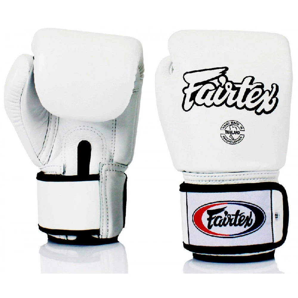 MUAY THAI BOXING GLOVES FAIRTEX - BGV1 WHITE 6 MUAY THAI BOXING GLOVES FAIRTEX - BGV1 WHITE - Image 4