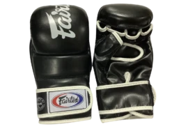 MMA GLOVES BY FAIRTEX FGV18 SUPER SPARRING BLACK