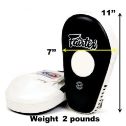 FAIRTEX FOCUS MITTS PRO ANGULAR FMV8 PUNCHING MITTS MUAY THAI - BLACK / WHITE 12 FAIRTEX FOCUS MITTS PRO ANGULAR FMV8 PUNCHING MITTS MUAY THAI - BLACK / WHITE -BOXING GLOVES Shop FMV8 4