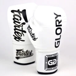 Fairtex Lace-up Boxing Gloves / BGLG1 / X Glory White