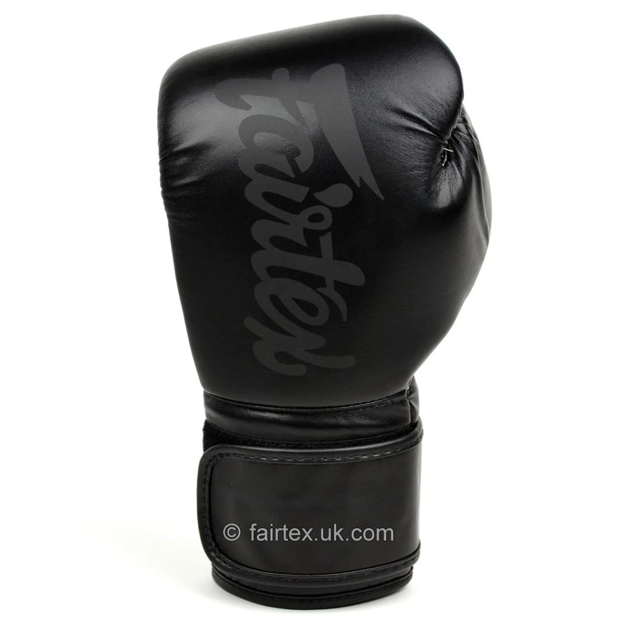 Fairtex Boxing Gloves / Microfibre / Black 4 Fairtex Boxing Gloves / Microfibre / Black - Image 2