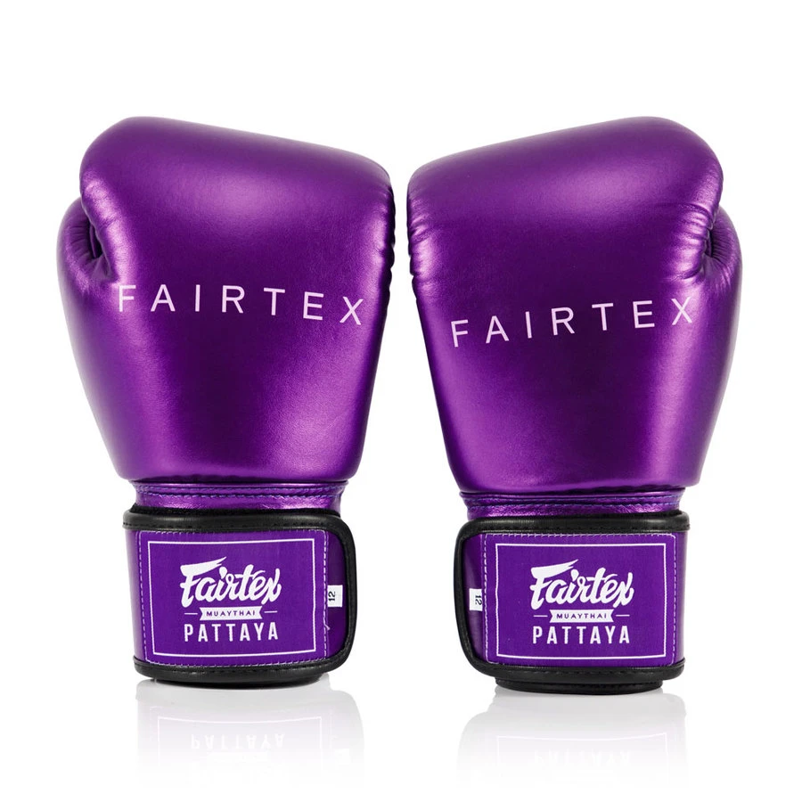 Fairtex Boxing Gloves / Metallic / Purple 4 Fairtex Boxing Gloves / Metallic / Purple - Image 2