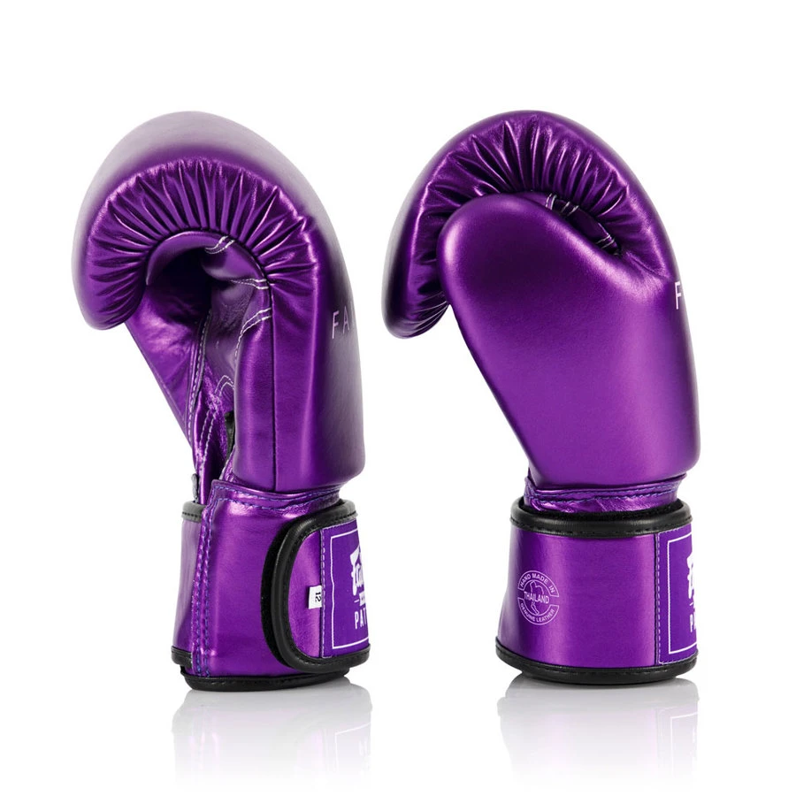 Fairtex Boxing Gloves / Metallic / Purple 5 Fairtex Boxing Gloves / Metallic / Purple - Image 3