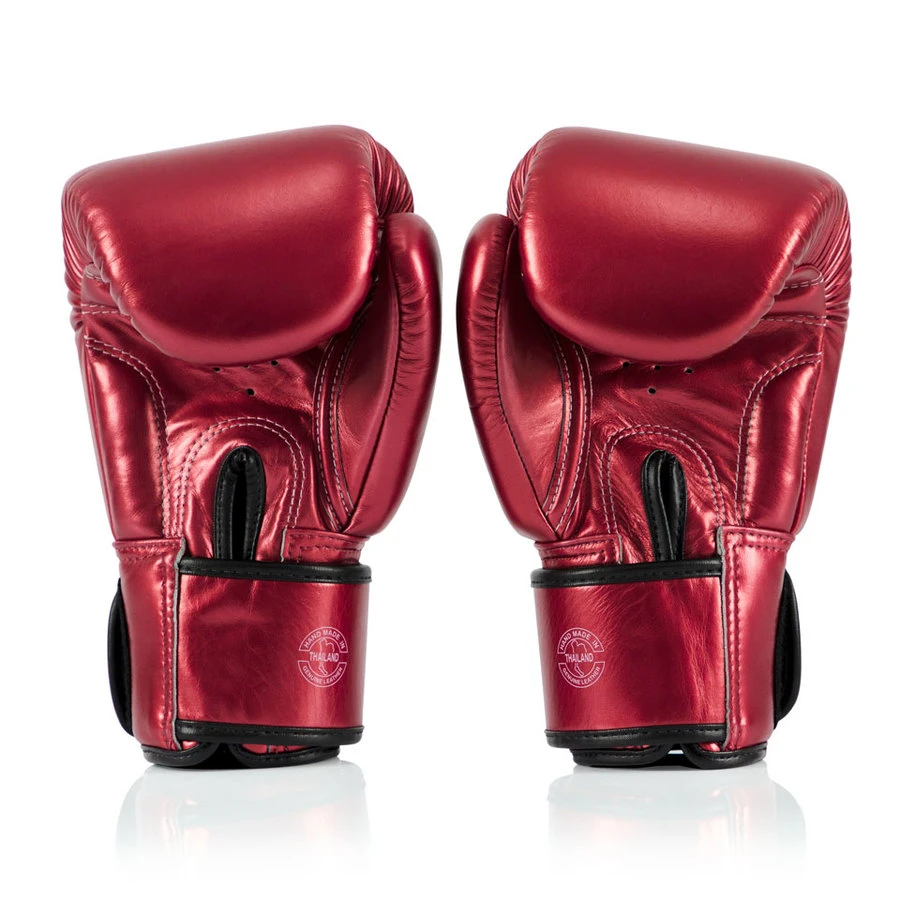 Fairtex Boxing Gloves / Metallic / Red 6 Fairtex Boxing Gloves / Metallic / Red - Image 4