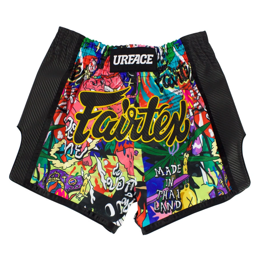 Fairtex Muay Thai Shorts / Slim Cut / Urface X 3 Fairtex Muay Thai Shorts / Slim Cut / Urface X