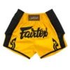 Fairtex Muay Thai Shorts / Slim Cut / Yellow 2 Fairtex Muay Thai Shorts / Slim Cut / Yellow -BOXING GLOVES Shop FTX BS1701 Y