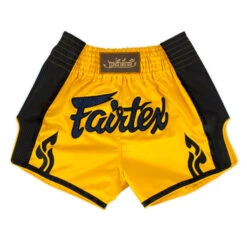 Fairtex Muay Thai Shorts / Slim Cut / Yellow