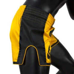 Fairtex Muay Thai Shorts / Slim Cut / Yellow -BOXING GLOVES Shop FTX BS1701 Y 3