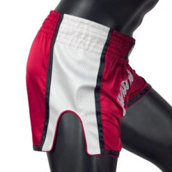 Fairtex Muay Thai Shorts / Slim Cut / Red White 8 Fairtex Muay Thai Shorts / Slim Cut / Red White -BOXING GLOVES Shop FTX BS1704 RW 2
