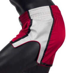 Fairtex Muay Thai Shorts / Slim Cut / Red White 10 Fairtex Muay Thai Shorts / Slim Cut / Red White -BOXING GLOVES Shop FTX BS1704 RW 4