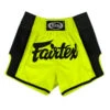 Fairtex Muay Thai Shorts / Slim Cut / Green 1 Fairtex Muay Thai Shorts / Slim Cut / Green -BOXING GLOVES Shop FTX BS1706 LG
