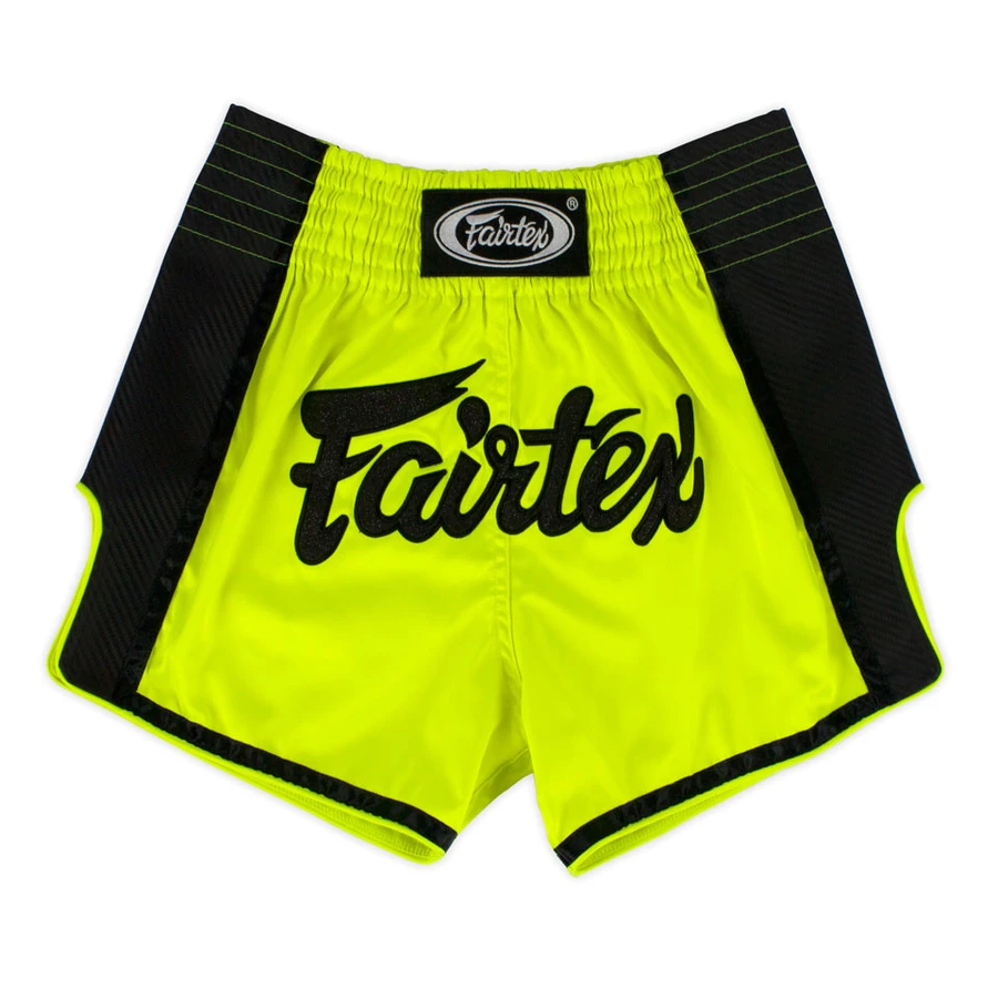 Fairtex Muay Thai Shorts / Slim Cut / Green 3 Fairtex Muay Thai Shorts / Slim Cut / Green