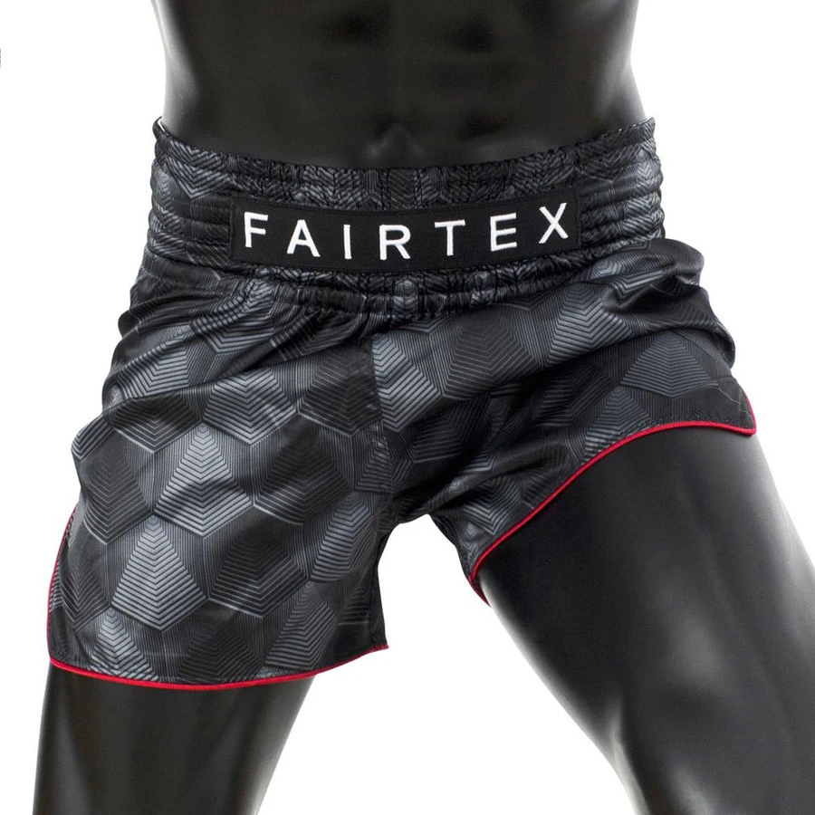 Fairtex Muay Thai Shorts / Slim Cut / Black Stealth 5 Fairtex Muay Thai Shorts / Slim Cut / Black Stealth - Image 3