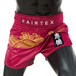 Fairtex Muay Thai Shorts / Slim Cut / Golden River -BOXING GLOVES Shop FTX BS1910 2