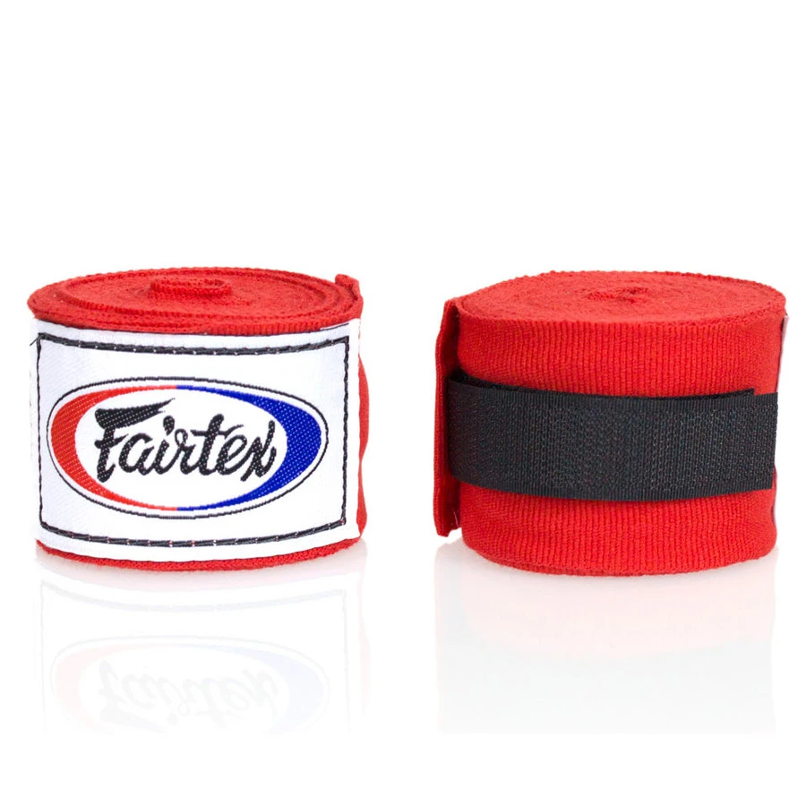 Fairtex Hand Wraps / HW2 / Red - 4.5m 3 Fairtex Hand Wraps / HW2 / Red - 4.5m