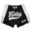 Fairtex Muay Thai Short / MTGP / Black-White 2 Fairtex Muay Thai Short / MTGP / Black-White -BOXING GLOVES Shop FTX MTGP BK WH