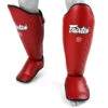 Fairtex Shin Guards / Red 2 Fairtex Shin Guards / Red -BOXING GLOVES Shop FTX SP5 RED