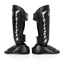 Fairtex Shin Guards / Detachable / Black 9 Fairtex Shin Guards / Detachable / Black -BOXING GLOVES Shop FTX SP7 BLK 2