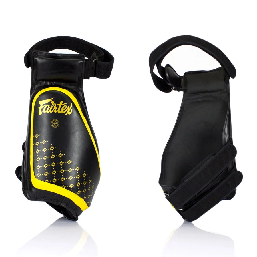 Fairtex Thigh Pads / TP4 / Black Yellow 3 Fairtex Thigh Pads / TP4 / Black Yellow