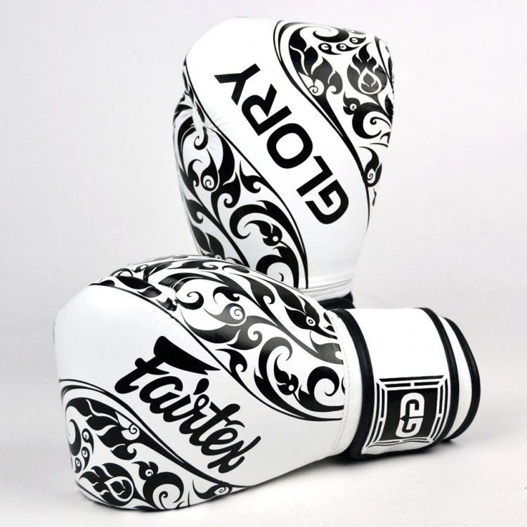 MUAY THAI BOXING GLOVES FAIRTEX GLORY - BGVG2 WHITE 5 MUAY THAI BOXING GLOVES FAIRTEX GLORY - BGVG2 WHITE - Image 3