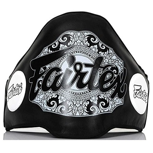 FAIRTEX BELLY PAD LEATHER BPV2 - BLACK 3 FAIRTEX BELLY PAD LEATHER BPV2 - BLACK