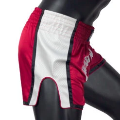 MUAY THAI SHORTS FAIRTEX SLIM CUT BS1704 RED WHITE -BOXING GLOVES Shop Fairtex Muay Thai Shorts BS1704 3