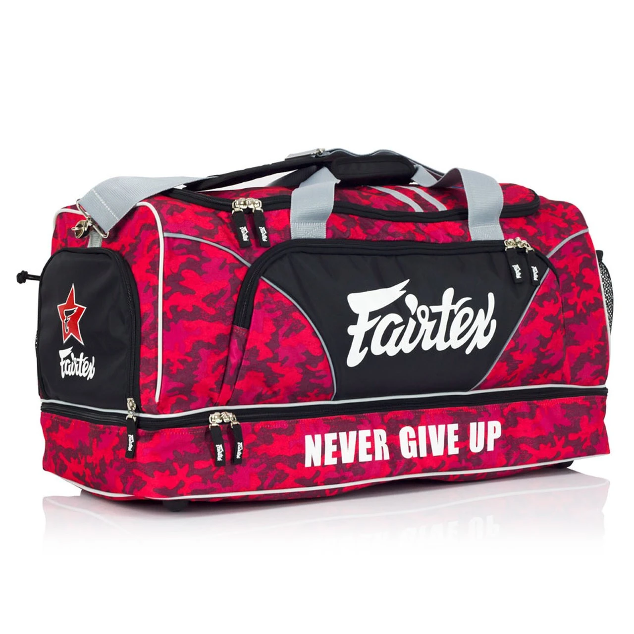 GYM BAG FAIRTEX HEAVY DUTY BAG 2 - CAMO RED 3 GYM BAG FAIRTEX HEAVY DUTY BAG 2 - CAMO RED