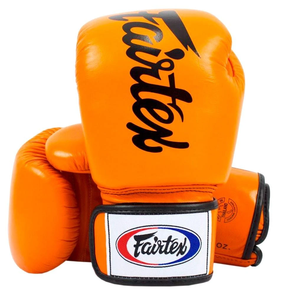 FAIRTEX BOXING GLOVES DELUXE TIGHT-FIT BGV19 - ORANGE 3 FAIRTEX BOXING GLOVES DELUXE TIGHT-FIT BGV19 - ORANGE