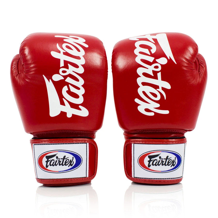 FAIRTEX BOXING GLOVES DELUXE TIGHT-FIT BGV19 - RED 4 FAIRTEX BOXING GLOVES DELUXE TIGHT-FIT BGV19 - RED - Image 2