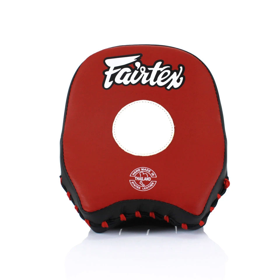 FAIRTEX FOCUS MITTS CURVED SHORT MICROFIBER FMV14 - BLACK/RED 5 FAIRTEX FOCUS MITTS CURVED SHORT MICROFIBER FMV14 - BLACK/RED - Image 3