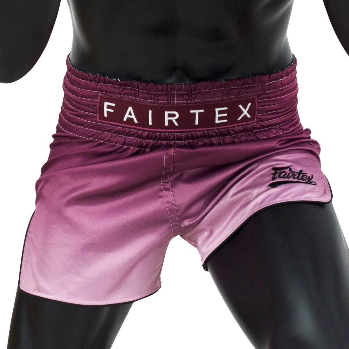 MUAY THAI SHORTS BY FAIRTEX BS1904 FADE MAROON 3 MUAY THAI SHORTS BY FAIRTEX BS1904 FADE MAROON