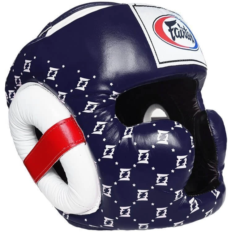 HEADGEAR HEAD GUARD FAIRTEX SUPER SPARRING HG10 - BLUE 3 HEADGEAR HEAD GUARD FAIRTEX SUPER SPARRING HG10 - BLUE